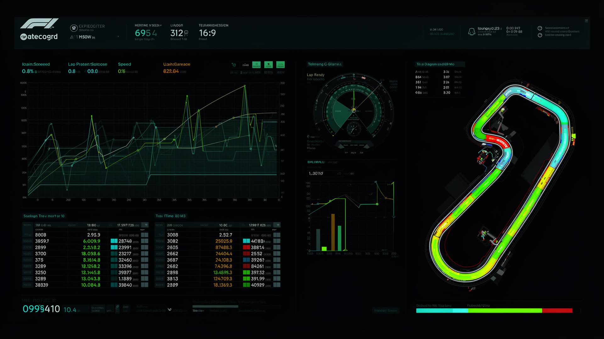 Dashboard de telemetria APEXIS com gráficos de análise de performance